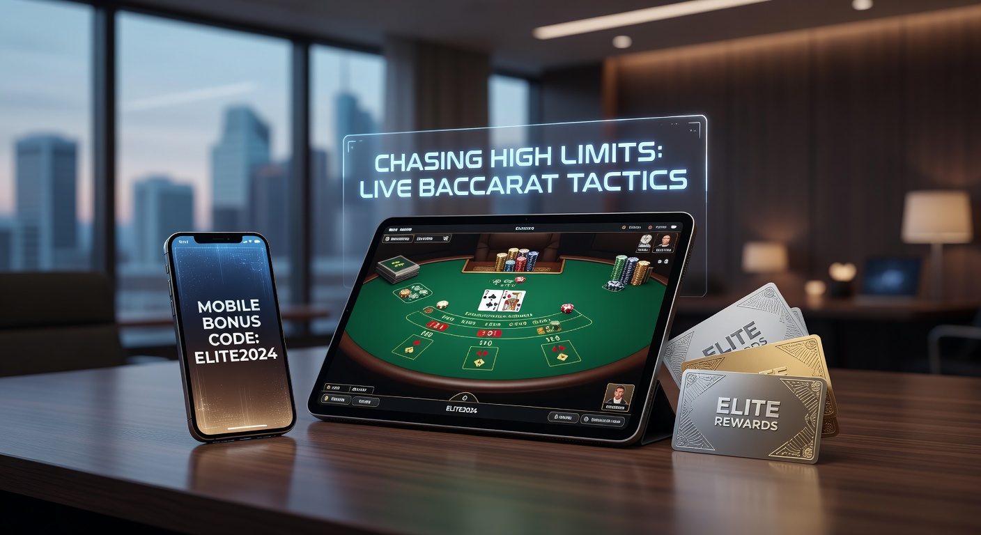 Live-Baccarat-Tisch mit hohen Einsätzen und eleganten Spielern in einem High-Limit-Ambiente