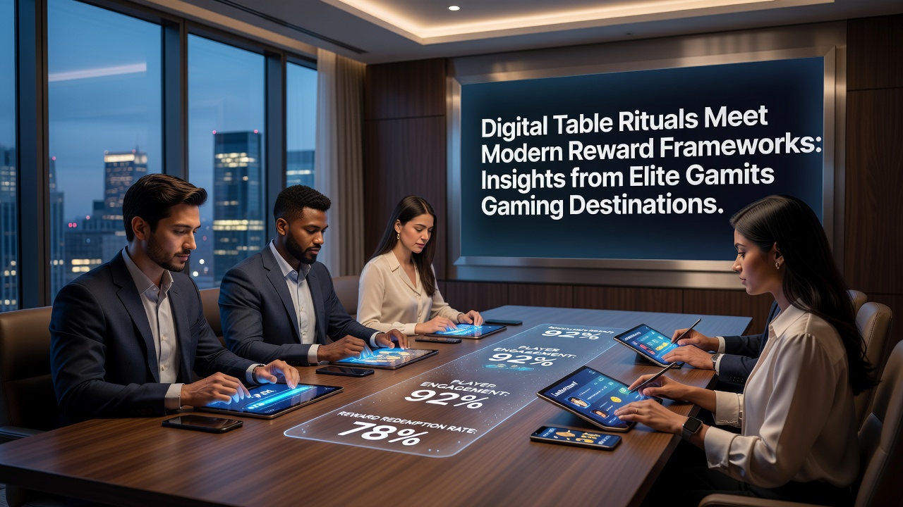 Digitale Tischrituale in Elite-Gaming-Destinationen mit modernen Belohnungssystemen