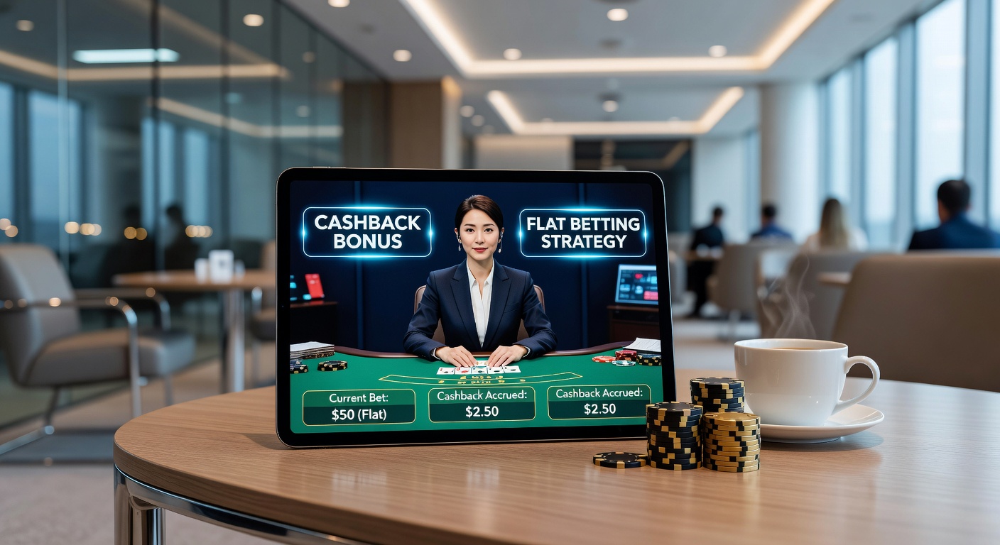 Statistiken und Diagramme zu Cashback und Flat Betting in Baccarat-Apps