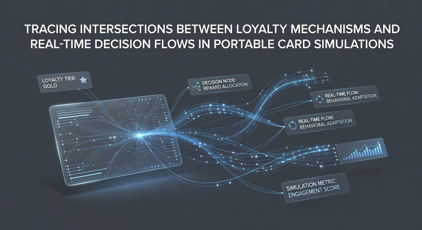 Darstellung der Schnittstellen zwischen Loyalitätsmechanismen und Entscheidungsflüssen in mobilen Kartensimulationen