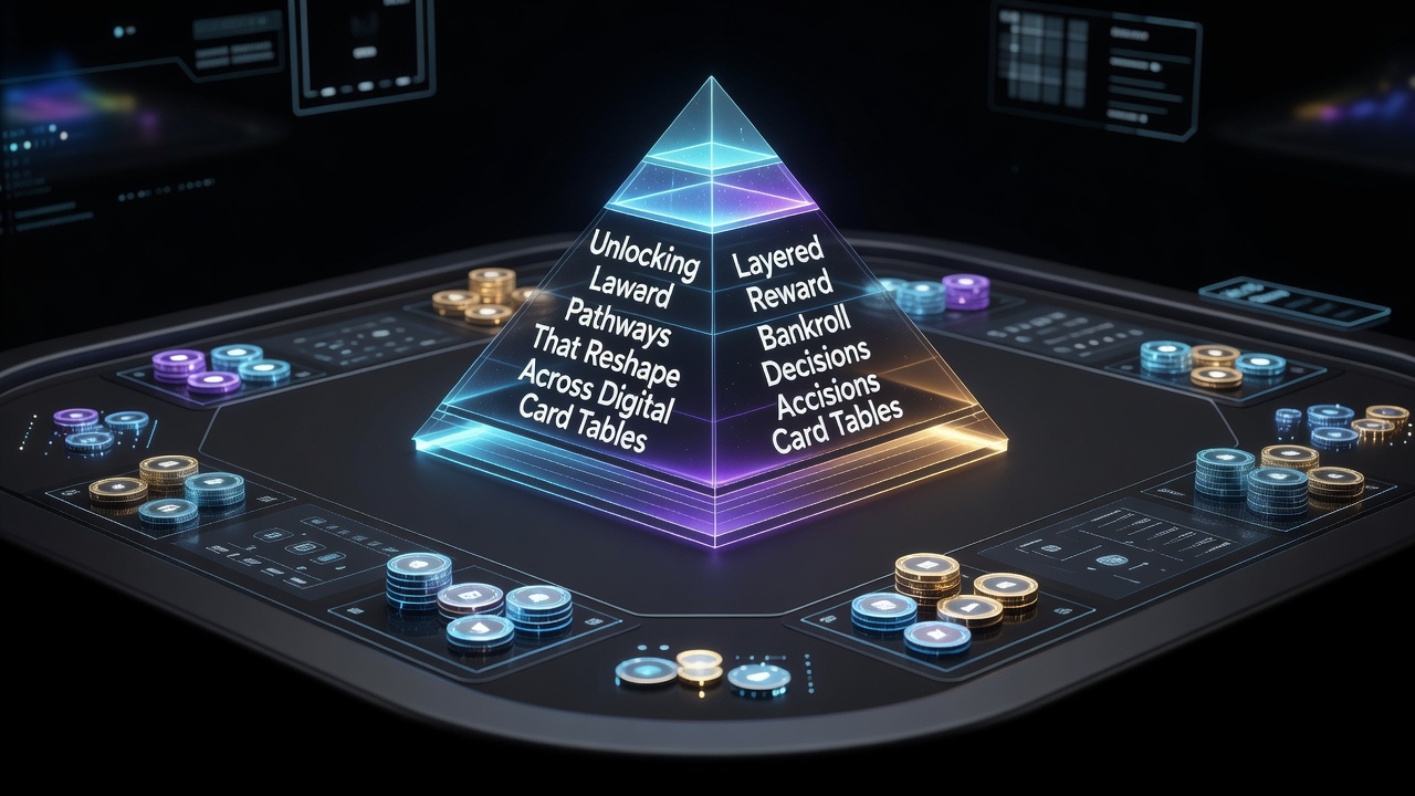 Digitale Baccarat-Tische mit Belohnungsebenen und Bankroll-Anzeigen auf mobilen Plattformen
