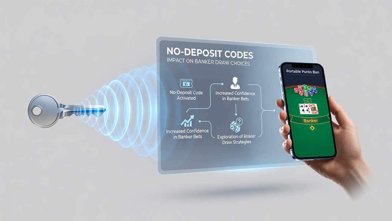 Darstellung mobiler Punto-Banco-Sitzungen mit Fokus auf Banker-Optionen